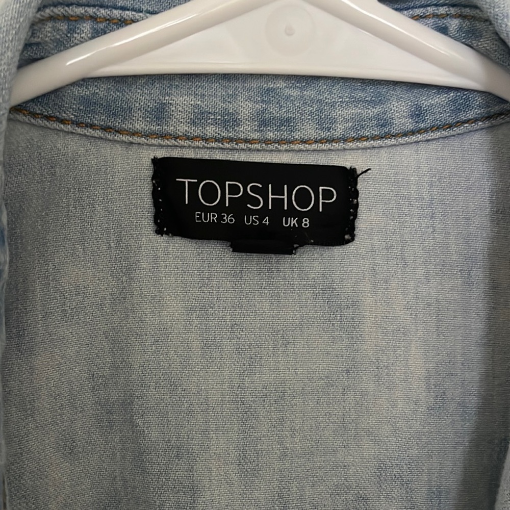 Topshop chambray shirt